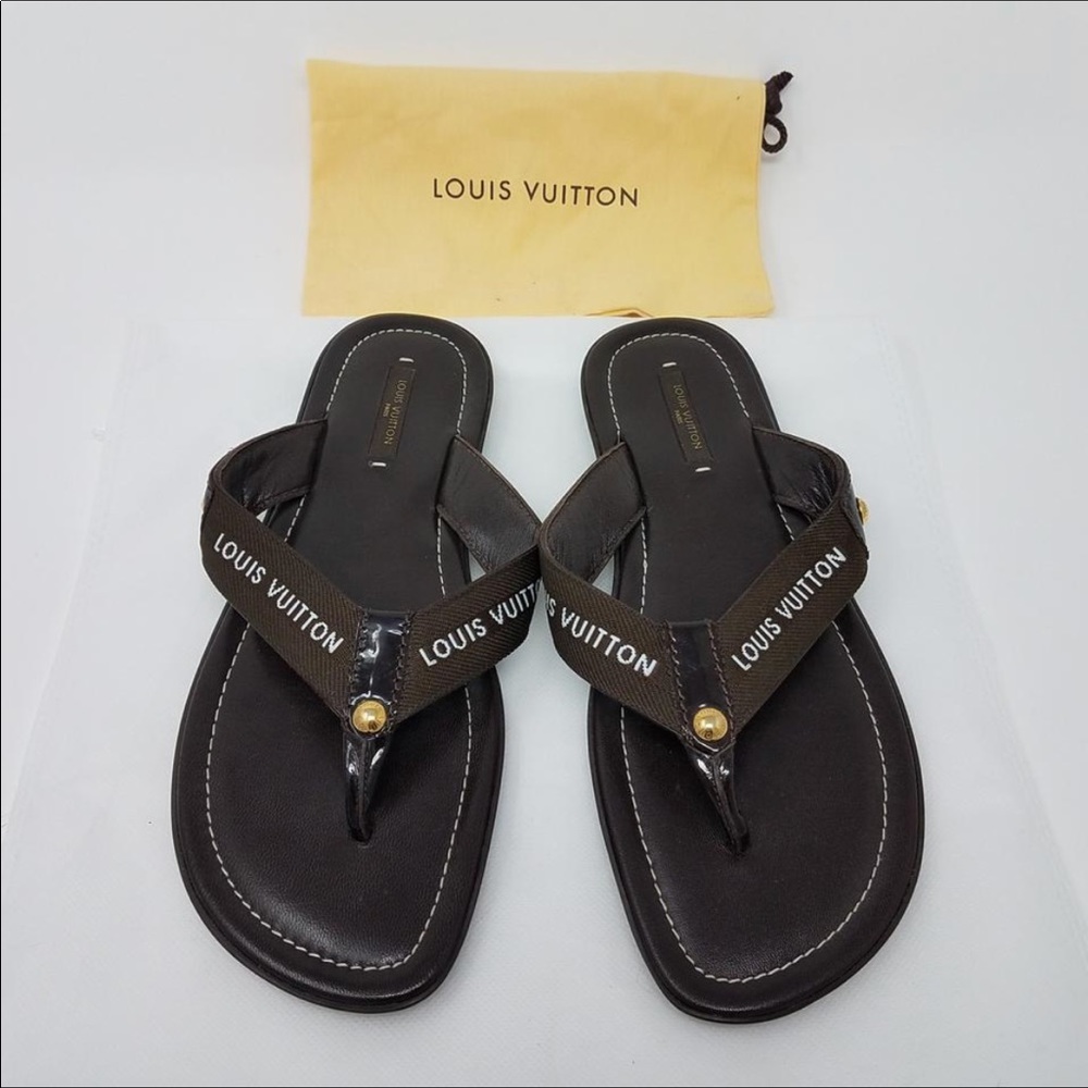 Louis Vuitton Brown Sandals size 36